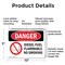 Signmission Diesel Fuel Flammable No Smoking Danger Sign, Plastic, 10in W x 7in L, 2PK OS-2PACK-DS-P-710-L-1128 - alternate 4